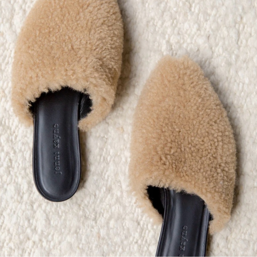 JENNI KAYNE SHEARLING MULES